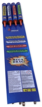Nova - Signal raket - Colourful - 4 stk. pr. pakke