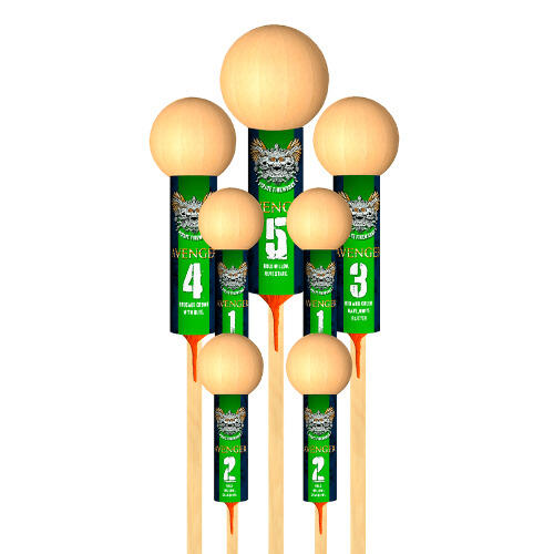 Pirat - Avenger Raket sortiment - 7 stk/pk