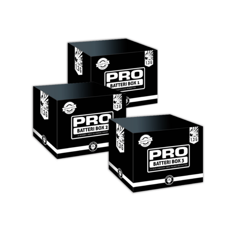 Royal - Pro batteri boks - 3 x 25 skud